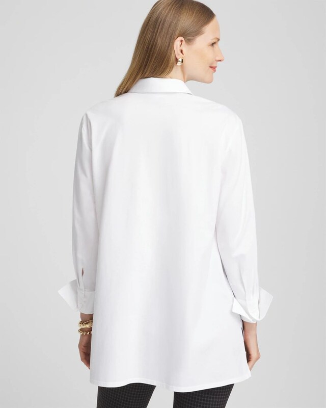 No Iron Knit Mix Tunic - image 3